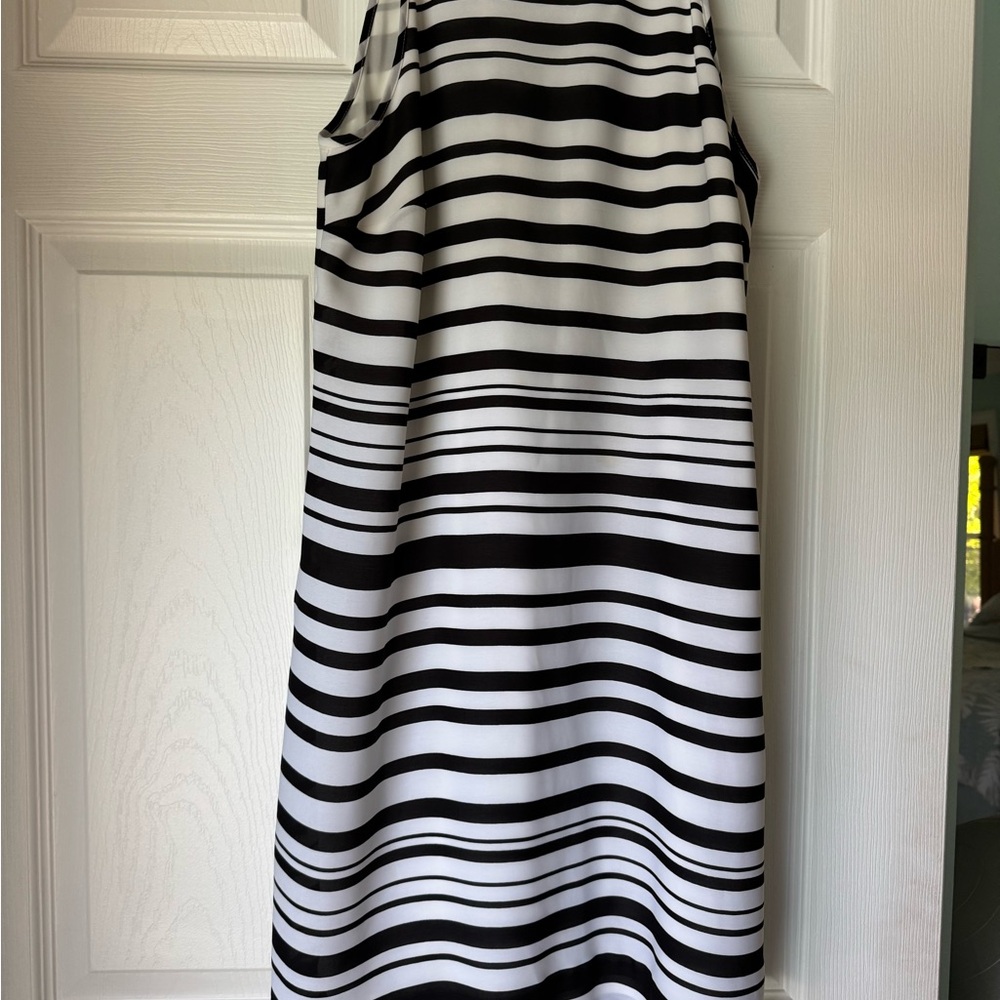 Banana Republic Black and White Sheath  Dress